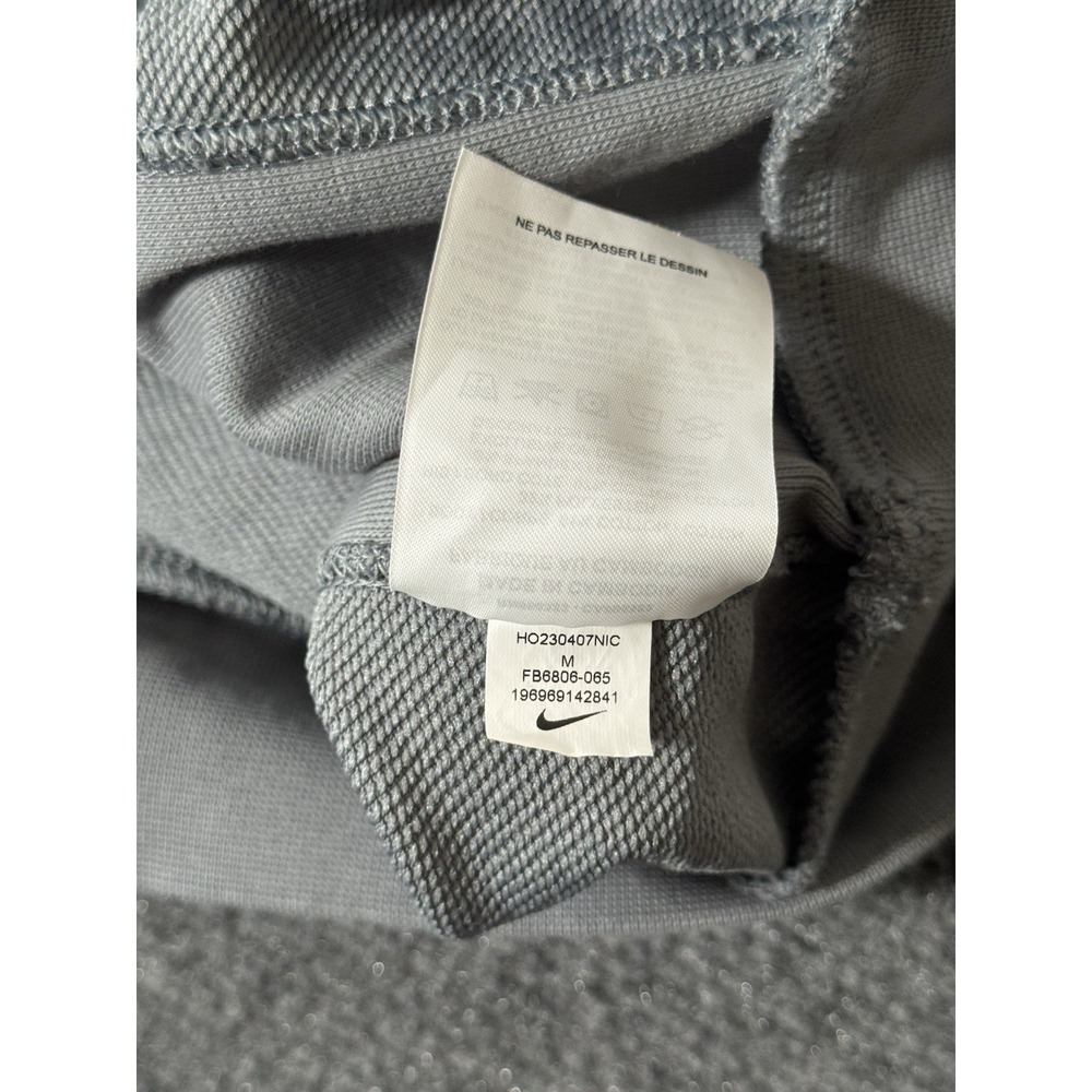 Nike Dri-Fit Standard Issue 1/4 Zip Gray Heavy Sweatshirt Pullover Mens Medium - Picture 10 of 14
